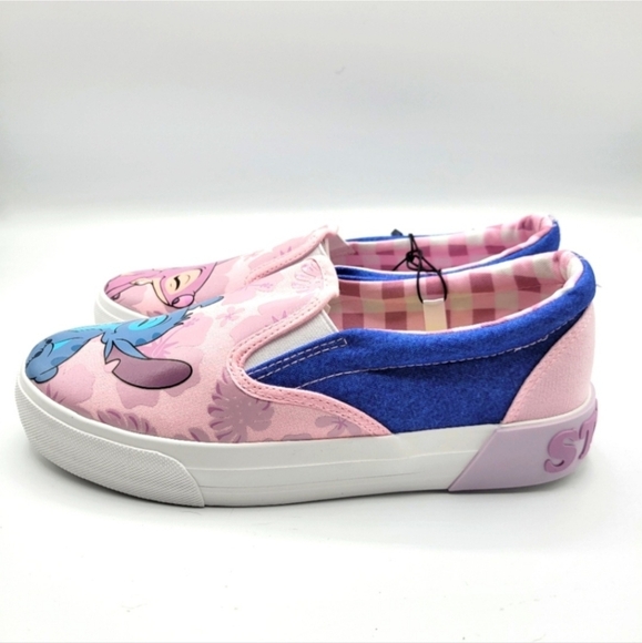 NWT Disney Lilo & Angel Size 8 Slip-On Sneakers - Picture 2 of 4
